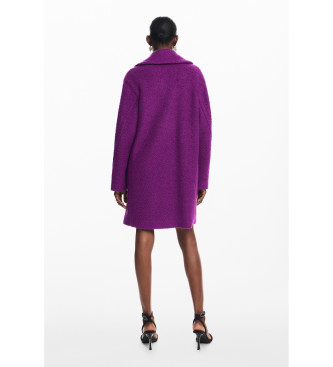 Desigual Amberes purple coat