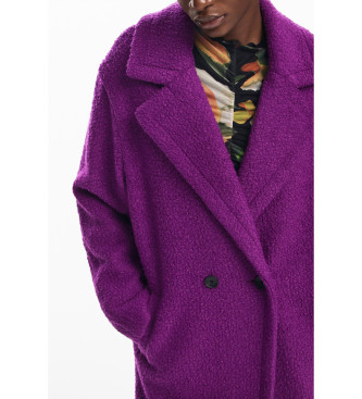 Desigual Amberes purple coat