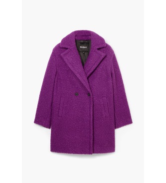 Desigual Amberes purple coat