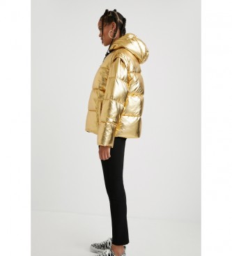 Desigual Gold Goldie Coat