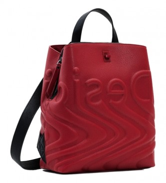 Desigual Bolso mochila Back Psico Logo Sumy Min rojo