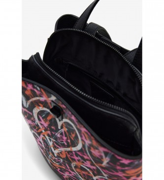 Desigual Back Radical Backpack Love Sumy black, multicolor