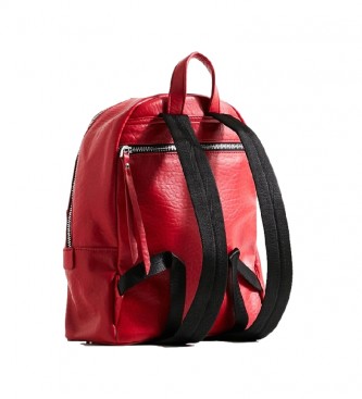 Desigual Back Rising Mombasa Mini red backpack -23,8x12x30,5cm
