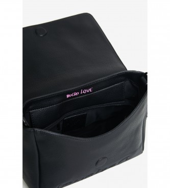 Desigual Radical Love-Copenhag bag black, pink