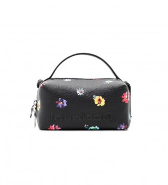 Desigual Mini flower shoulder bag black