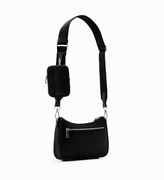 Desigual Small shoulder bag 2 in 1 black