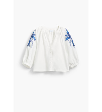 Desigual Blusa Cratos blanco