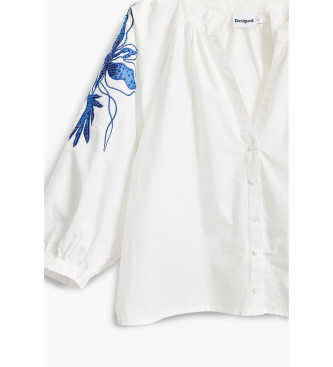 Desigual Blusa Cratos blanco