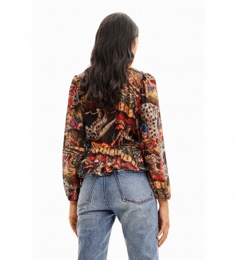 Desigual Blusa Tapestry- Lacroix castanha