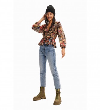 Desigual Blusa Tapestry- Lacroix castanha
