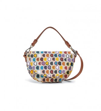 Desigual Dynamic D Pai Beige Bag Multicolour 22x15x4 5cm Esdemarca Store Fashion Footwear And Accessories Best Brands Shoes And Designer Shoes