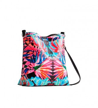 Desigual Virtual Pink Butan multicolor handbag -29x14x33cm