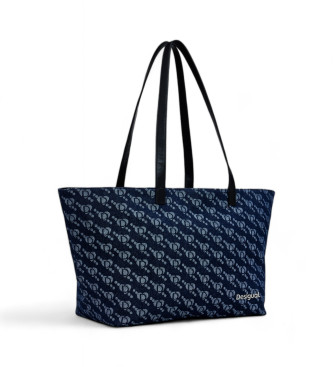 Desigual Borsa con fiocco blu