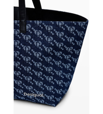 Desigual Borsa con fiocco blu