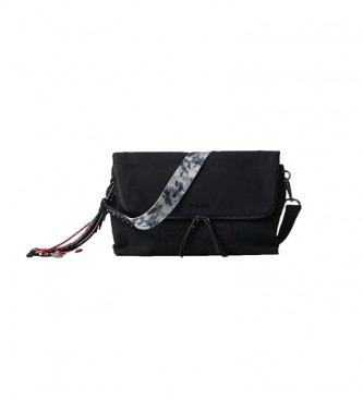 Desigual Aquiles Venecia Maxi sac à bandoulière noir -29,20x15,20cm