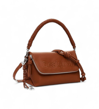 Desigual Braune Mini-Umhngetasche