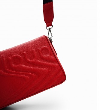 Desigual Small logo shoulder bag red