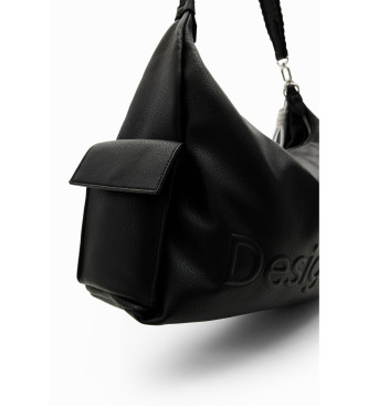 Desigual Shoulder bag L logo black