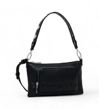 Desigual Bolso Half Logo negro