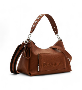 Desigual Borsa mezza Mayari marrone