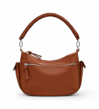 Desigual Braune Logo-Tasche