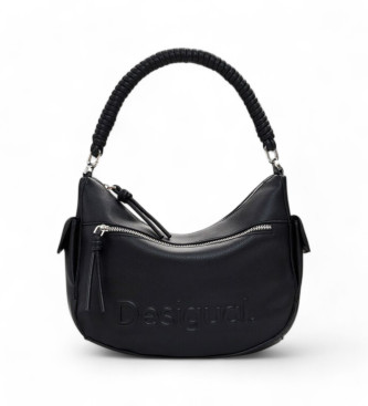 Desigual Logo-Tasche schwarz