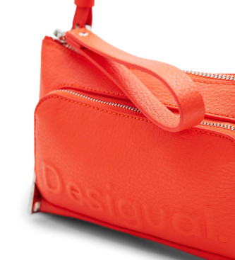 Desigual Orangefarbene Mini-Logo-Tasche