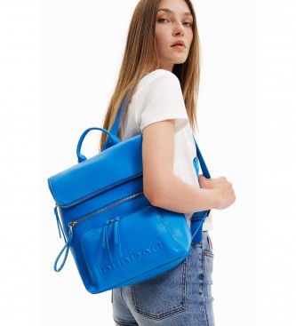Desigual Urban backpack blue flap