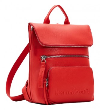 Desigual Half Logo 22 red backpack bag