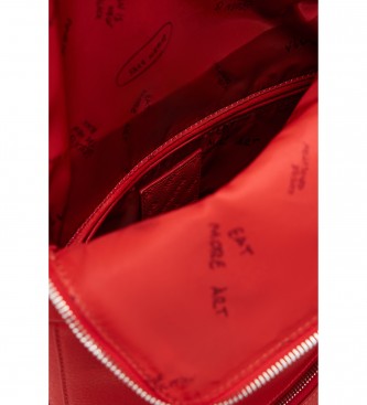 Desigual Meia mochila 22 Logotipo mochila vermelha