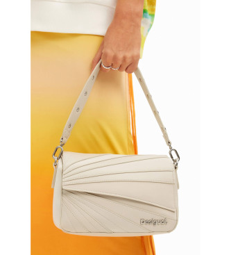 Desigual Textured patch bag white