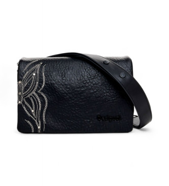 Desigual Bolso S grabado mariposa negro