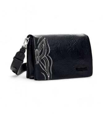 Desigual S bag engraved butterfly black