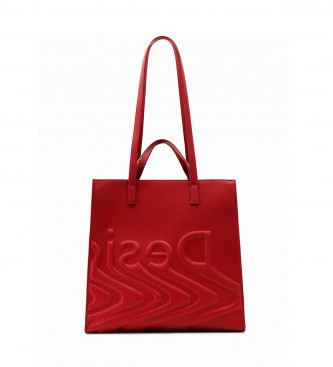 Desigual Grand sac cabas logo rouge