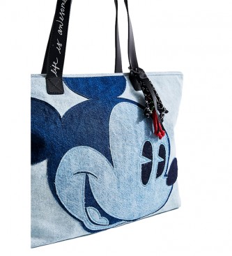 Desigual Shopper bag Mickey Denim Namibia blue -35,5x19x34,5cm
