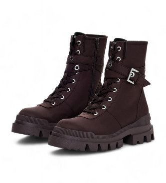 Desigual Bottes Track Utility marron