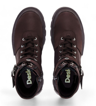 Desigual Škornji Track Utility brown