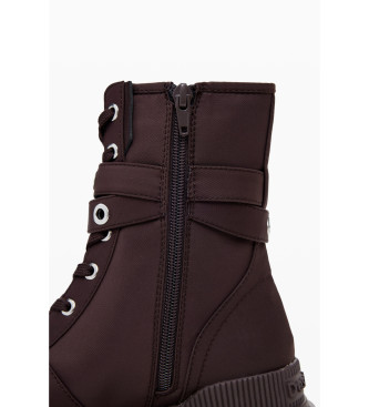 Desigual Bottes Track Utility marron