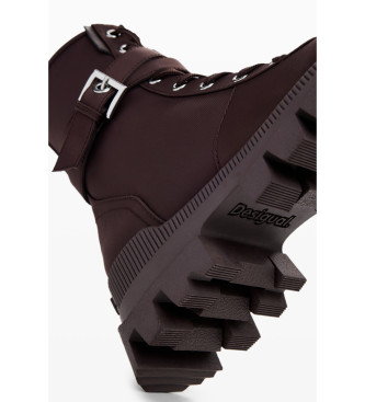 Desigual Bottes Track Utility marron