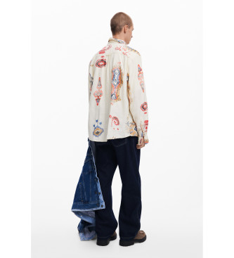 Desigual Mehrfarbiges Ikat-Hemd