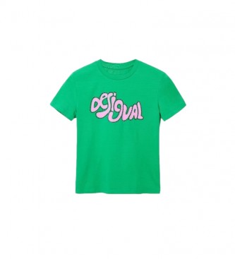 Desigual Barcelona green T-shirt