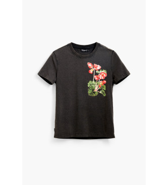 Desigual Botanisk Lacroix T-shirt sort