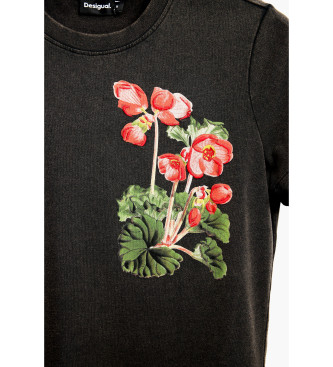 Desigual Botanisk Lacroix T-shirt sort