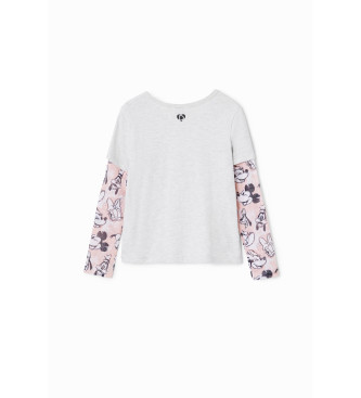 Desigual Deisy T-shirt grau, rosa