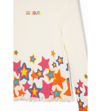 Desigual Beige sterren t-shirt