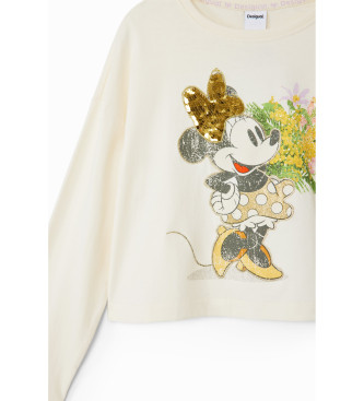 Desigual Beigefarbenes Minnie-T-Shirt