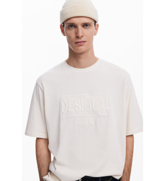 Desigual T-shirt Washinton blanc