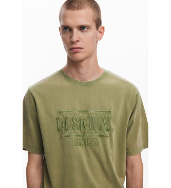 Desigual T-shirt Washinton verde