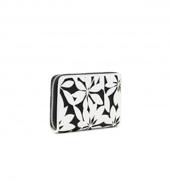 Desigual Small white flowers wallet