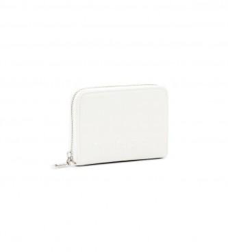 Desigual Small wallet half logo white